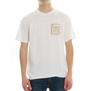 T-SHIRT STACK CRACKLE VANS BIANCO